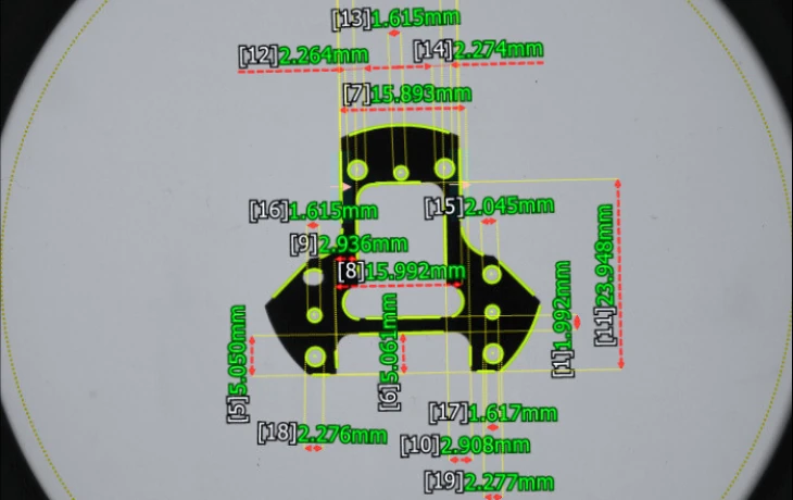 沖壓件外輪廓量測